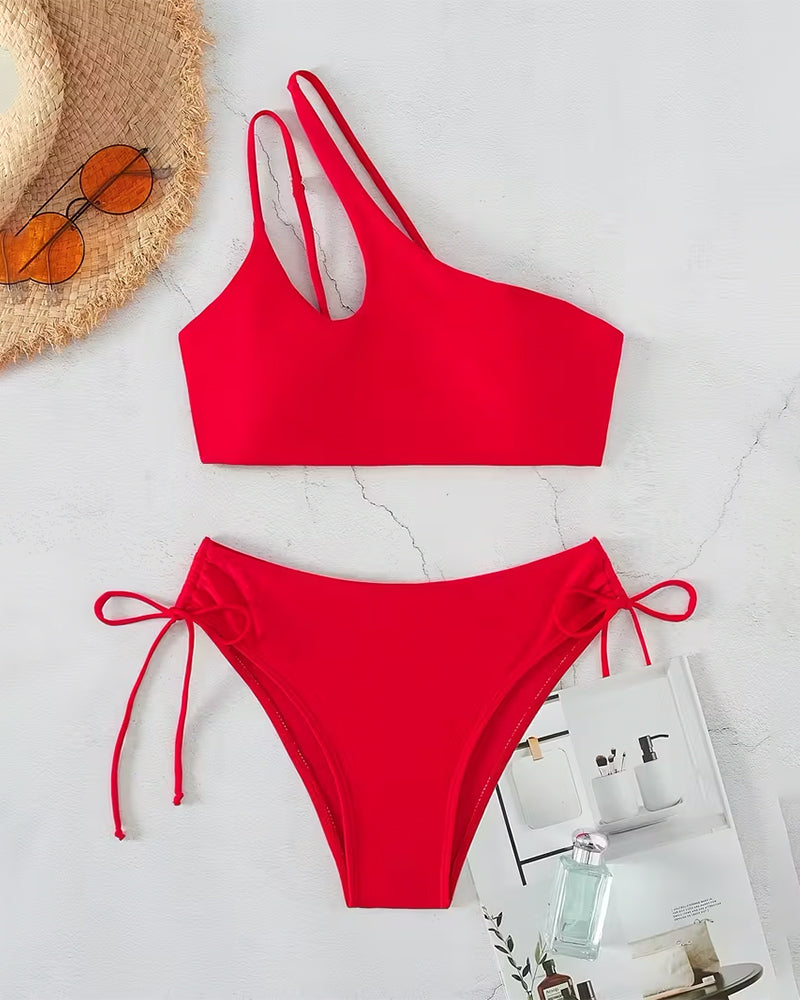 Sexy Off-Shoulder One-Piece Bikini