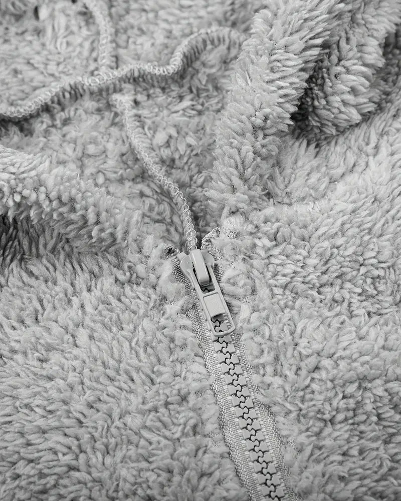 Tuta spessa e pelosa foderata in pile