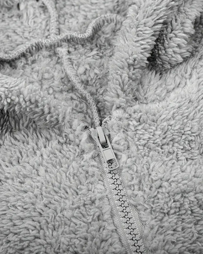 Tuta spessa e pelosa foderata in pile