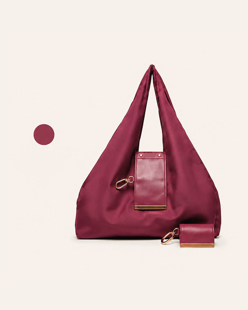 Charm Transformable Bag – Stylish Vegan Leather Tote & Keychain Charm 2024 f/w accessories spring summer