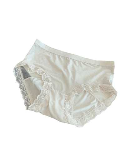 Women's Soft Lace Mid-Rise Panty