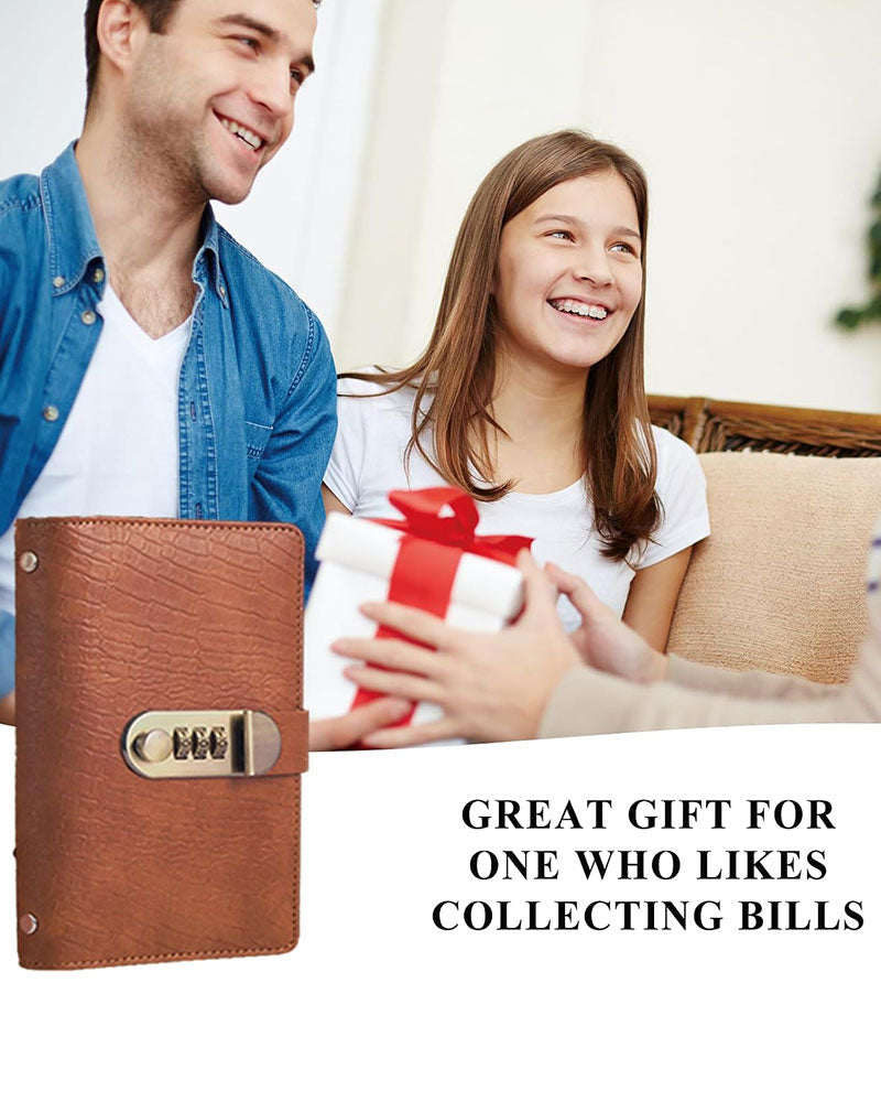 Combination Lock Cash Book 2024 f/w accessories spring summer