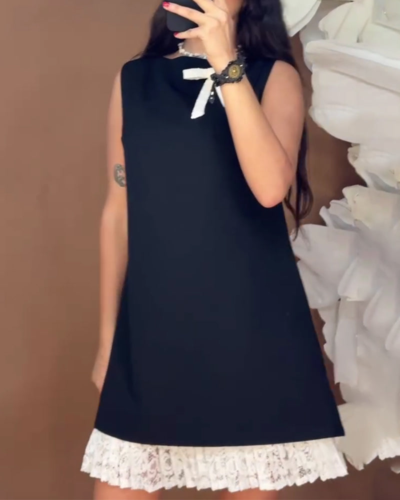 Bow-Knot Fashion Sleeveless Dress