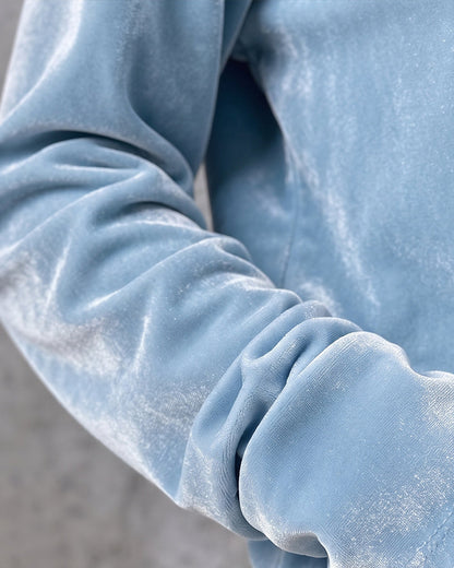 Drawstring Button Hooded Coat