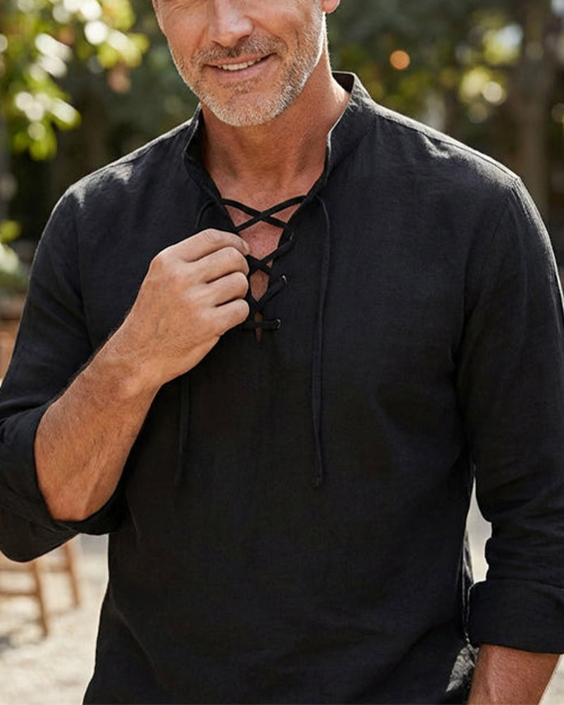 Men's Casual Shirt in Solid Color – Classic, Comfortable & Versatile to Combine 👔