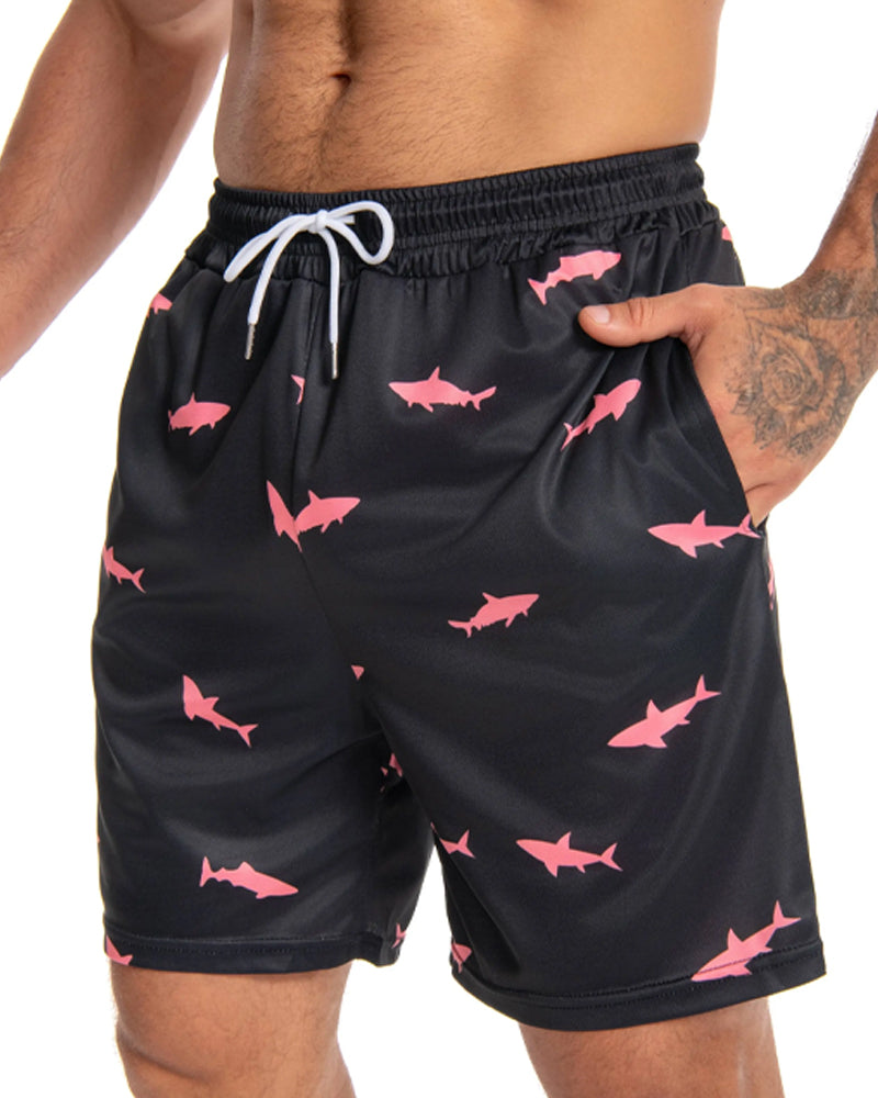 Men's Mid Waist Drawstring Shorts