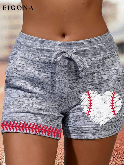 Women's Casual Baseball Printed Sweatpants ball print