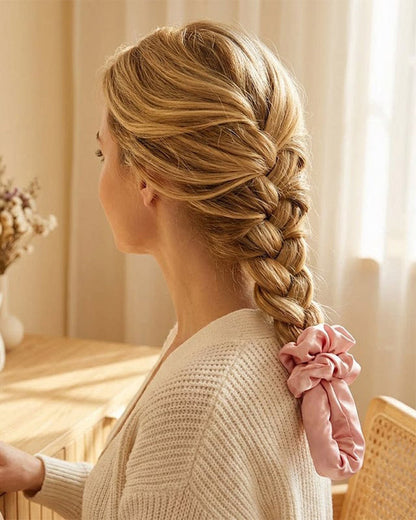 Multi-function Satin Heatless Hair Curler & Hair Tie Non