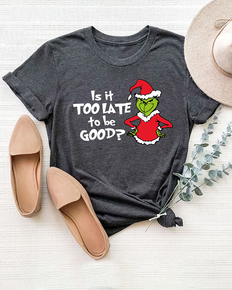 Sarcastic christmas movie t-shirt