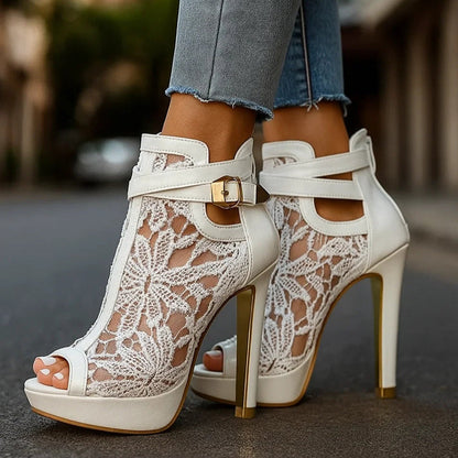 Liliana | Orthopedic Lace Court Shoes Elegant Comfortable Women comfortable heels elegant shoes lace heels women orthopedic court shoes supportive court shoes