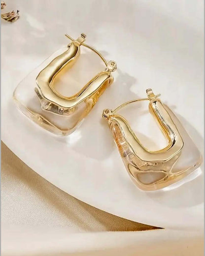 Vintage U-Shaped Earrings