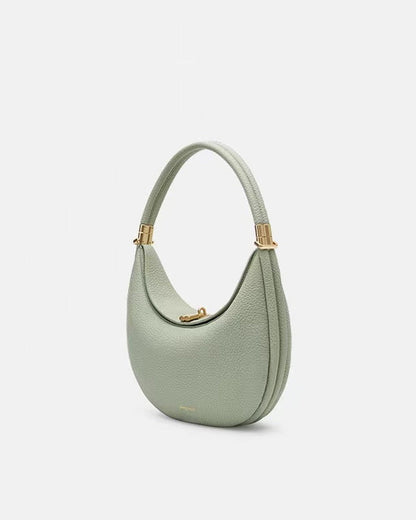 Solid color elegant crescent shape underarm shoulder bag 202466 bags