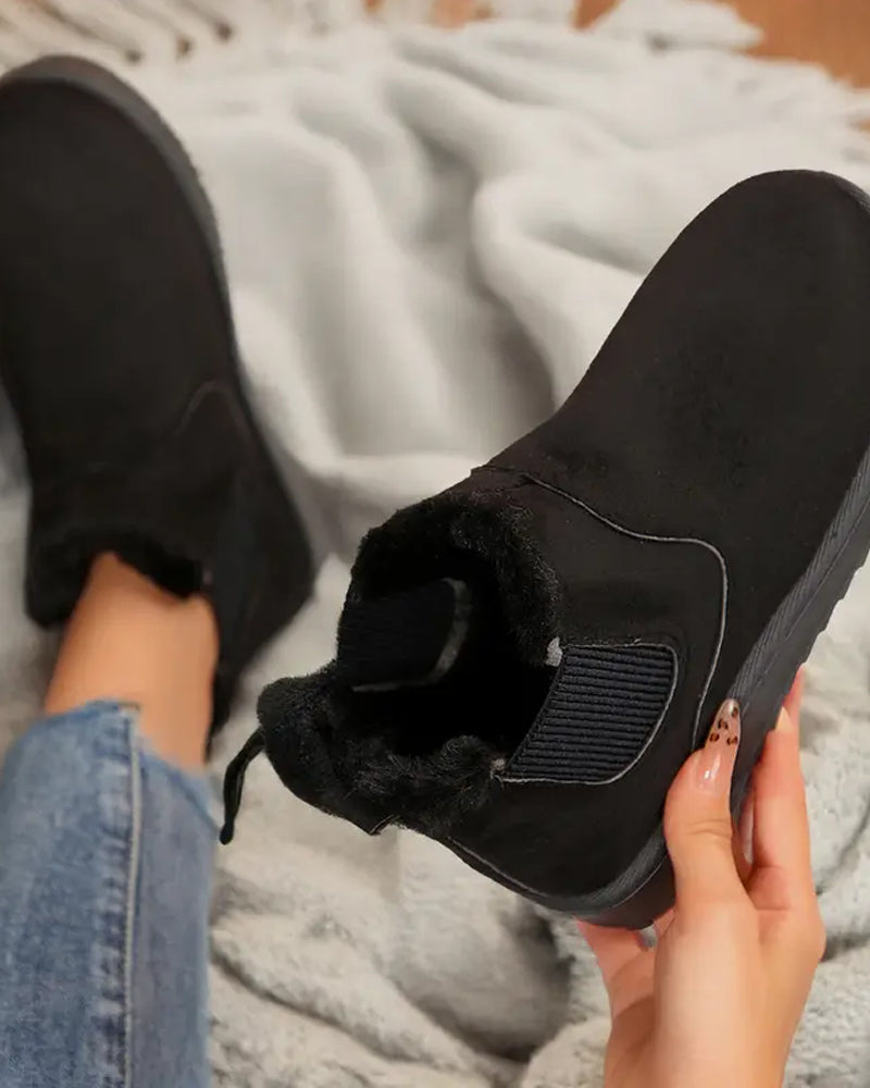 Women's Thick Soled Winter Snow Boots