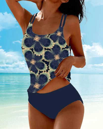 Sling floral print tankini summer tankinis