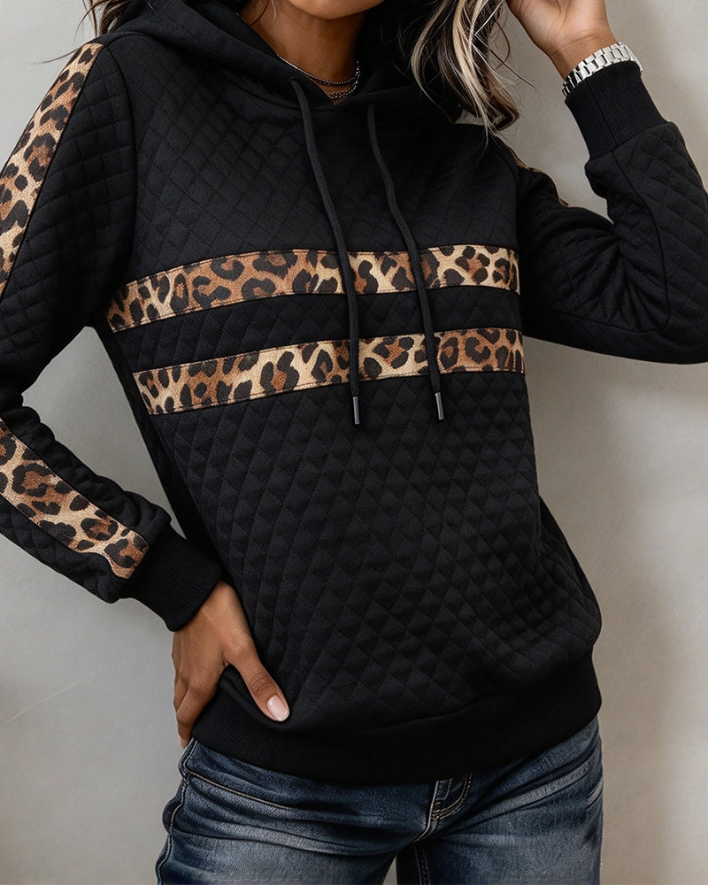 Argyle Leopard Slim Fit Sweatshirt 2024 f/w hoodies & sweatshirts spring