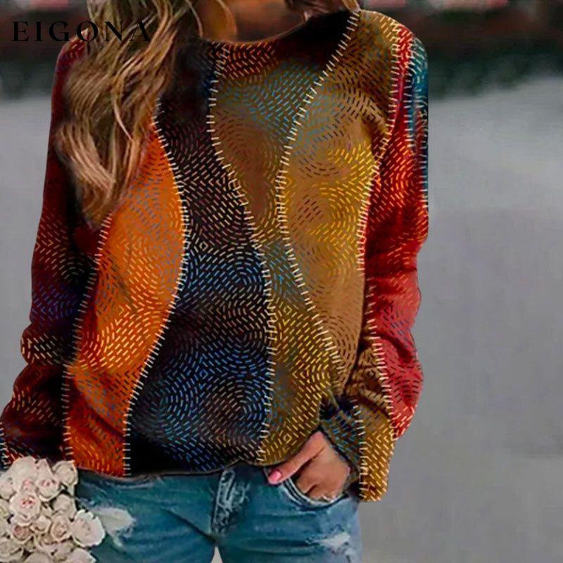 Vintage Printed Sweatshirt best Best Sellings clothes Plus Size Sale tops Topseller