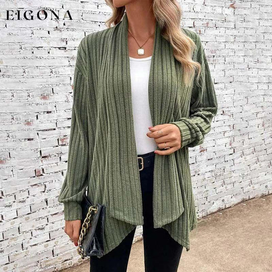 Casual Knitted Cardigan Army Green best Best Sellings cardigan cardigans clothes Sale tops Topseller