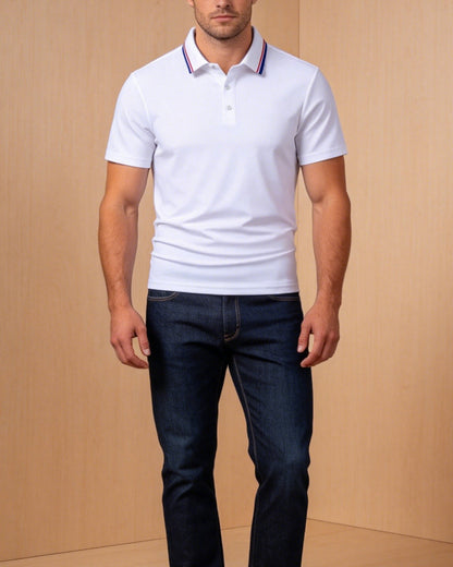 Lapel Breathable Short Sleeve Shirt