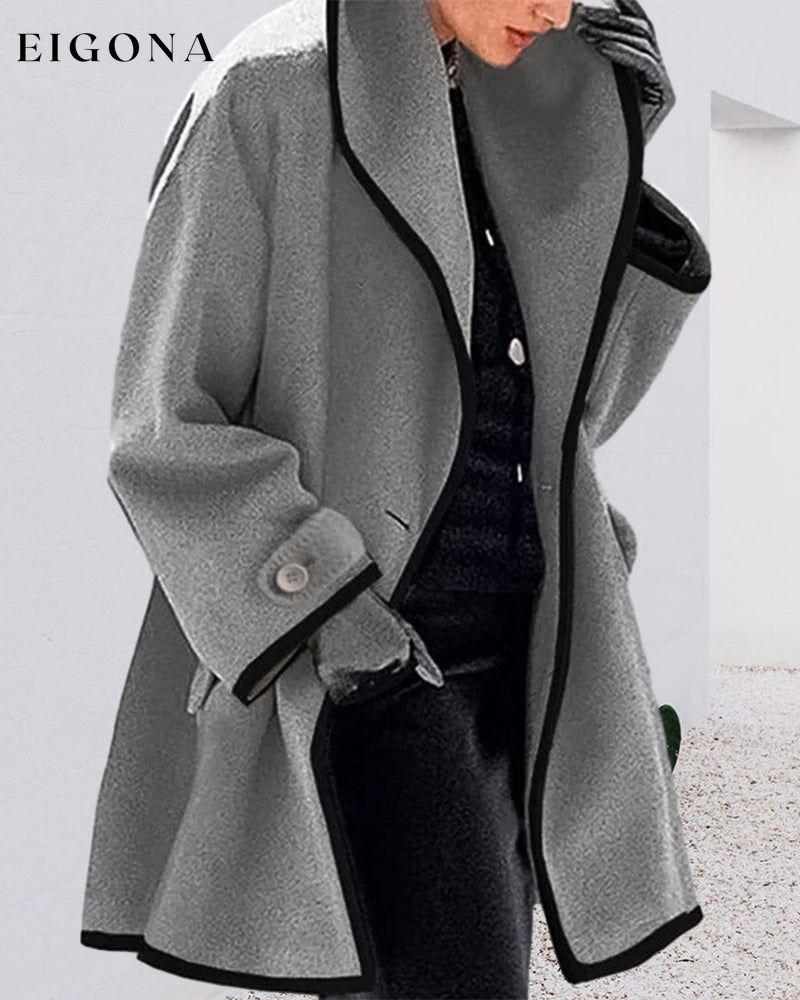 Elegant lapel coat 2023 f/w 23BF clothes jackets & coats spring Tops/Blouses