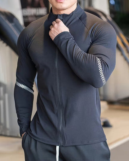 Quick-Dry Zip Long-Sleeve Coats