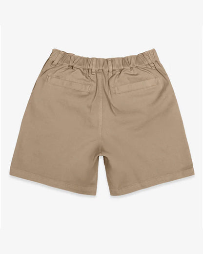Men's Elastic Waist Casual Straight Leg Short