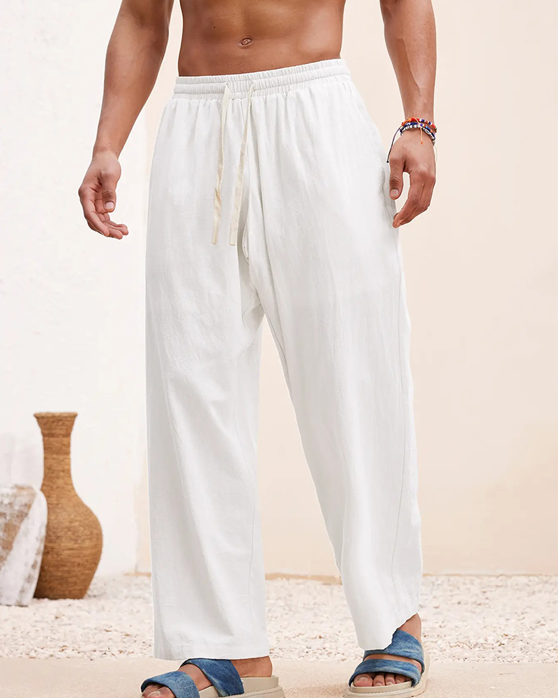 Men's Casual Straight Leg Pants