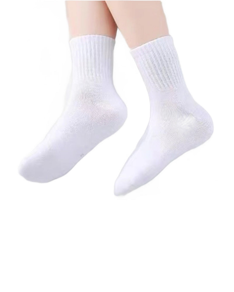 Simple solid color comfortable socks accessories