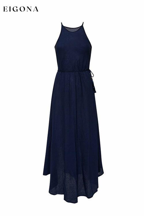 CALLIE MAXI DRESS 100% Cotton Dress - NAVY Navy clothes dresses maxi dress verishop