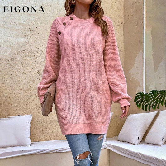 Casual Knitted Dress Pink best Best Sellings casual dresses clothes Sale short dresses Topseller