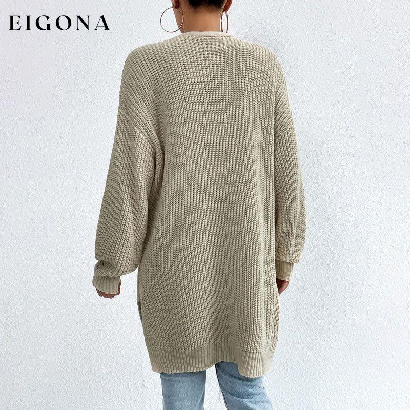 Casual Solid Colour Knitted Cardigan best Best Sellings cardigan cardigans clothes Sale tops Topseller