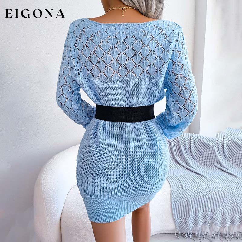 Fashionable Knitted Dress best Best Sellings casual dresses clothes Sale short dresses Topseller