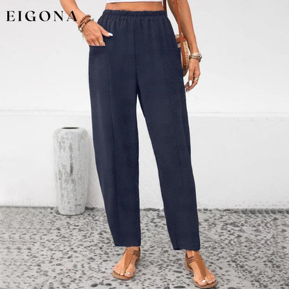 Casual Solid Color Trousers best Best Sellings bottoms clothes pants Sale Topseller