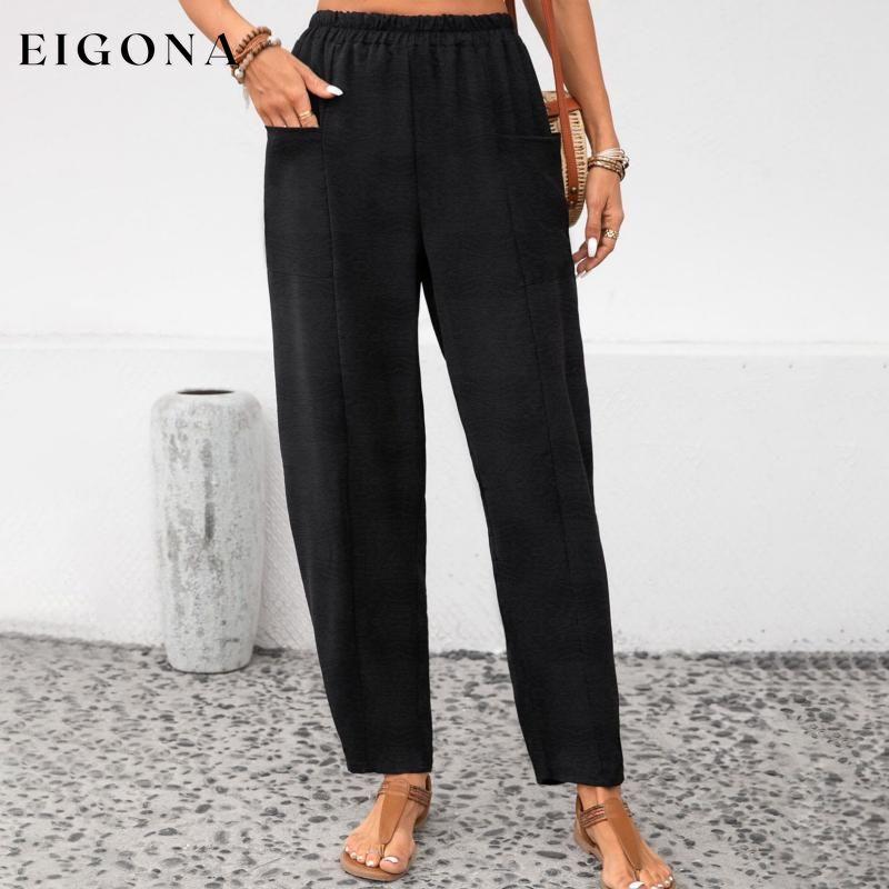 Casual Solid Color Trousers best Best Sellings bottoms clothes pants Sale Topseller