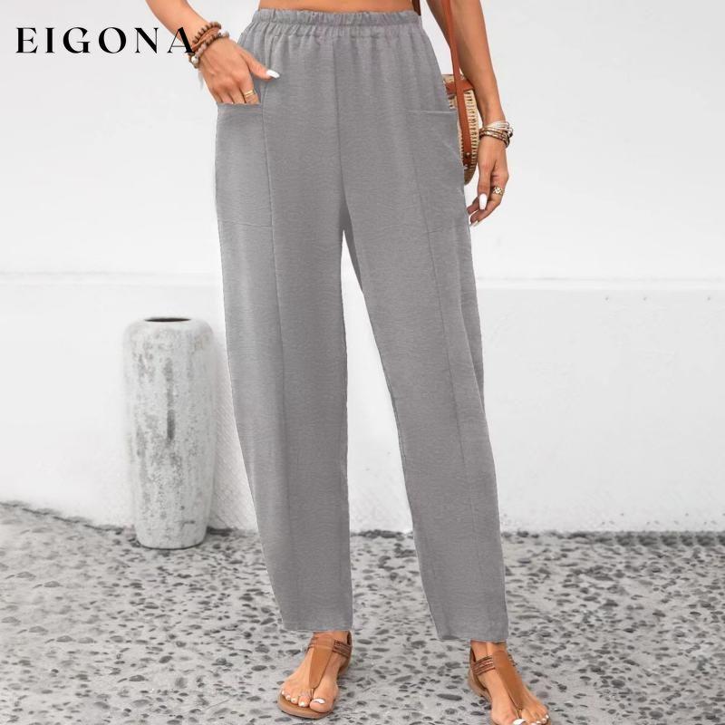 Casual Solid Color Trousers best Best Sellings bottoms clothes pants Sale Topseller