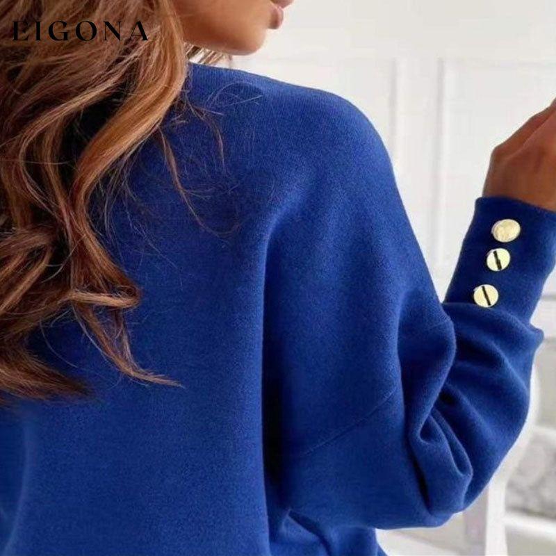 Casual Solid Colour Sweatshirt best Best Sellings clothes Sale tops Topseller