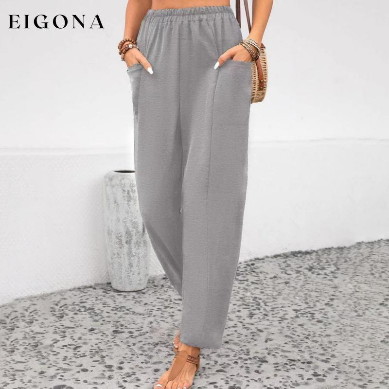 Casual Solid Color Trousers best Best Sellings bottoms clothes pants Sale Topseller