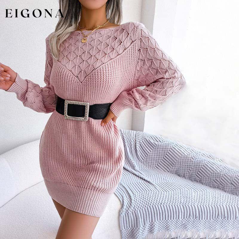 Fashionable Knitted Dress best Best Sellings casual dresses clothes Sale short dresses Topseller