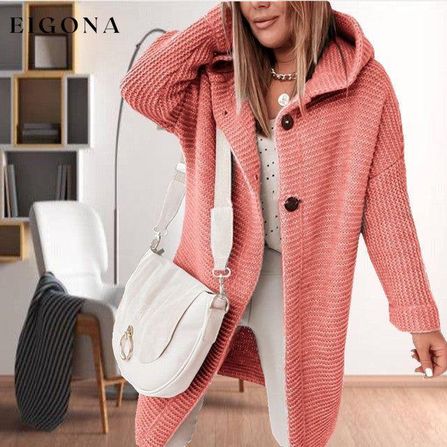 Casual Hooded Knitted Coat best Best Sellings cardigan cardigans clothes Sale tops Topseller