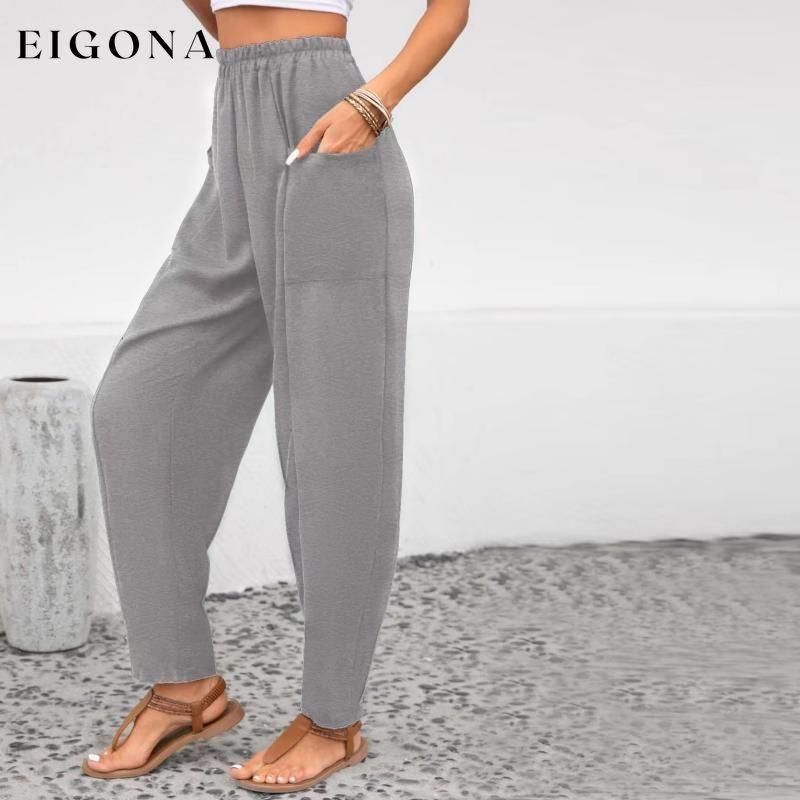 Casual Solid Color Trousers best Best Sellings bottoms clothes pants Sale Topseller