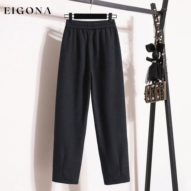 Solid Colour Warm Trousers best Best Sellings bottoms clothes pants Sale Topseller