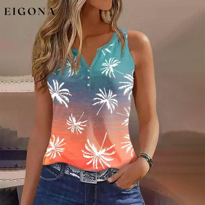 Casual Getaway Gradient Tank Top best Best Sellings clothes Plus Size Sale tops Topseller