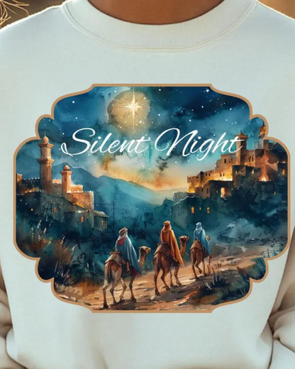 Men's Three Wise Men Silent Night Sweatshirt