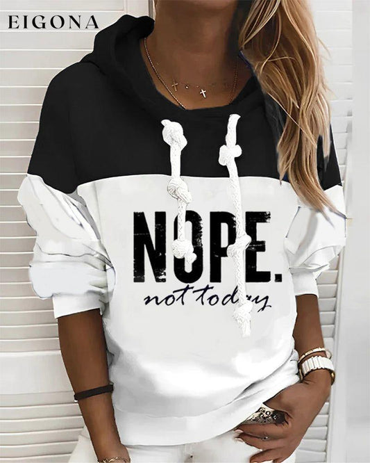 Letter Printed Casual Hoodie White 2023 f/w 23BF cardigans Clothes hoodies & sweatshirts spring Tops/Blouses