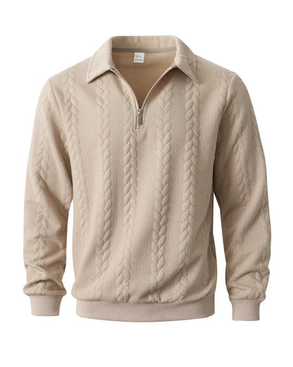 Lapel Half Zipper Casual Hoodie 2024 f/w hoodies & sweatshirts (men) spring