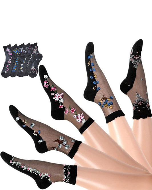 Glass Silk Crystal Socks 2024 f/w accessoires spring summer