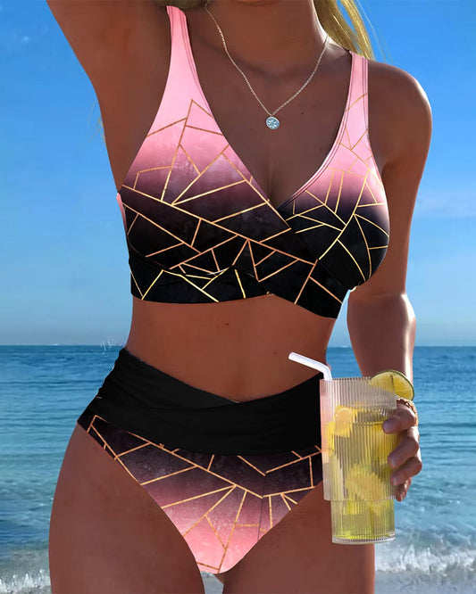 Gradient Geometric Line Bikini 2024 f/w bikinis spring summer