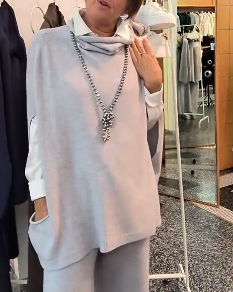 Cake Collar Layered Jumper