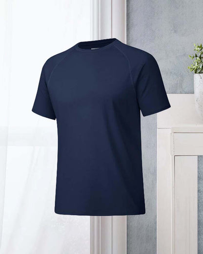 Quick dry casual round neck short sleeve T-shirt spring Summer t-shirts