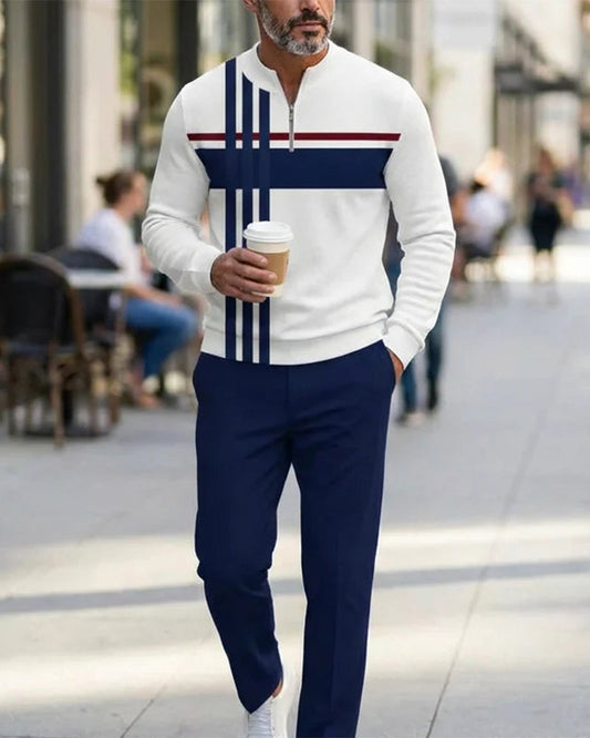 Half Zip Men's Lounge Set