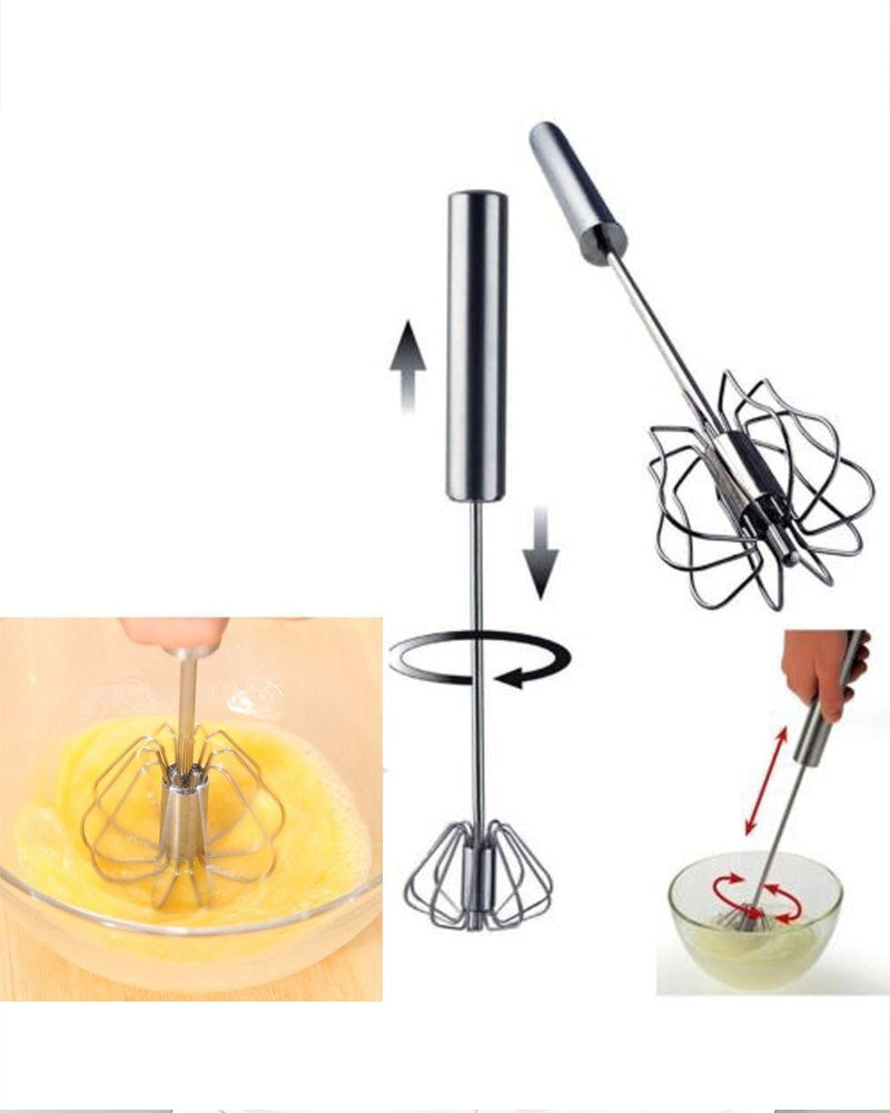 Stainless Steel Semi-Automatic Whisk